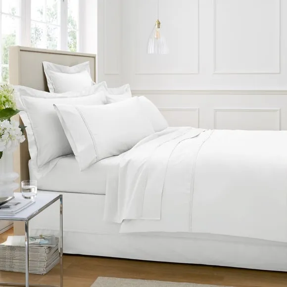 Dorma Luxurious & Silky 500 Thread Count 100% Cotton Sateen Flat Sheet 3
