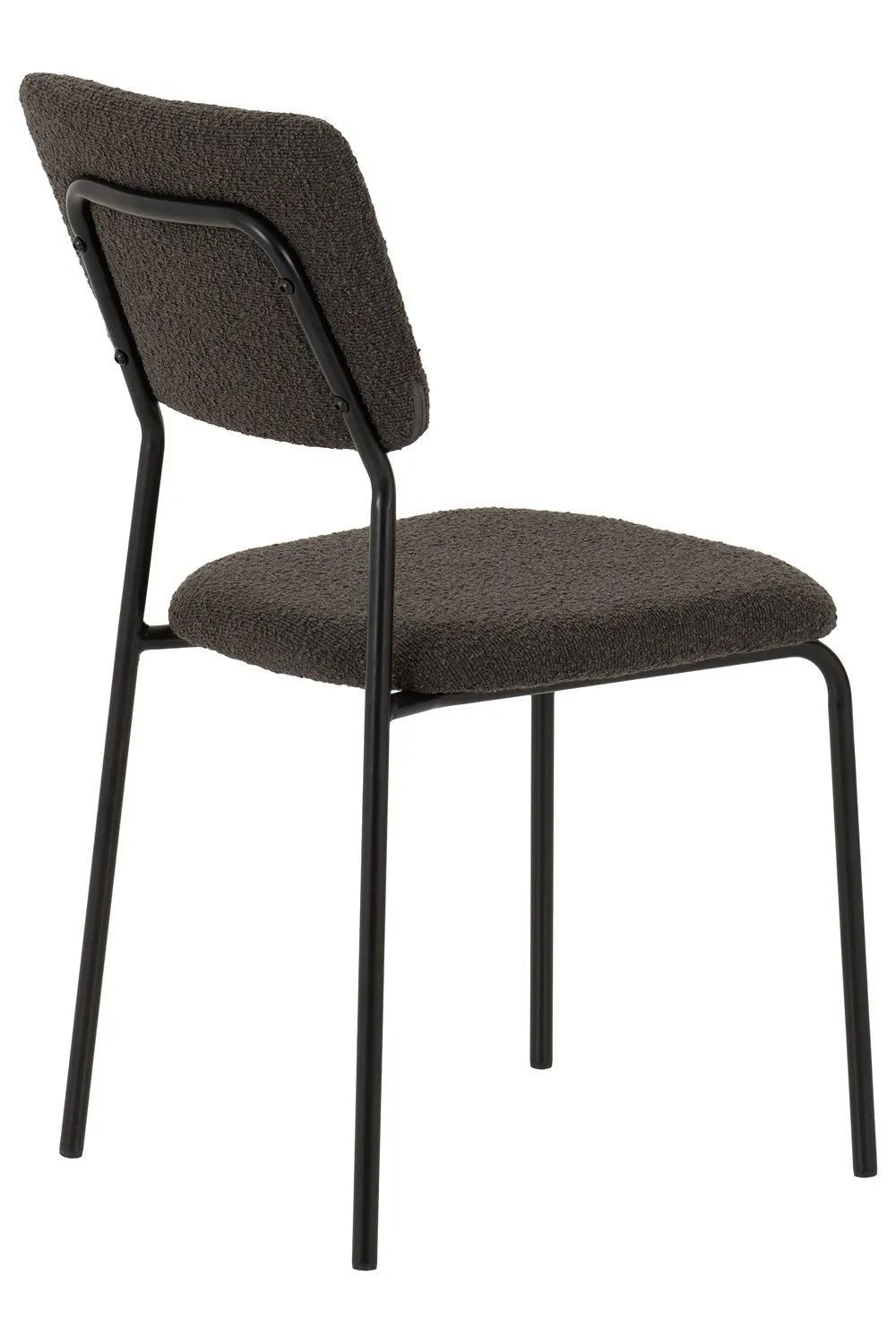 Seconique Sheldon Chair( Set Of 4 ) in Dark Grey 4