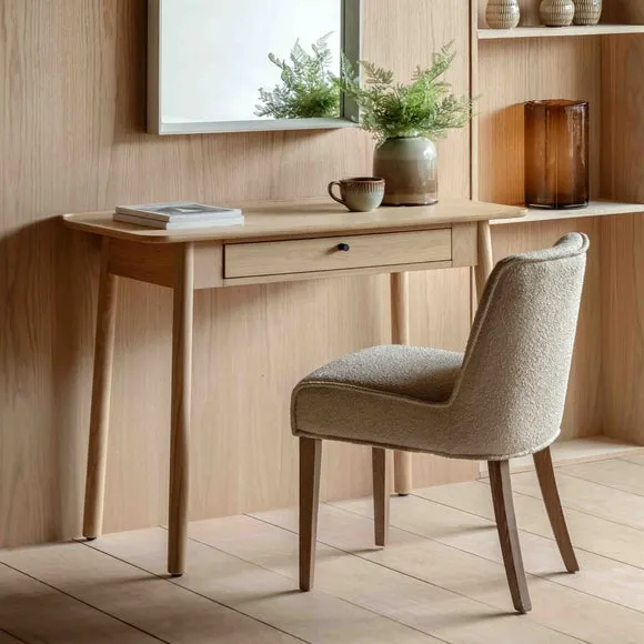Kalia Console Table, Oak Effect 1