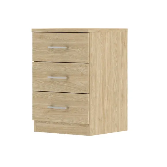 Foster 3 Drawer Bedside Table 5