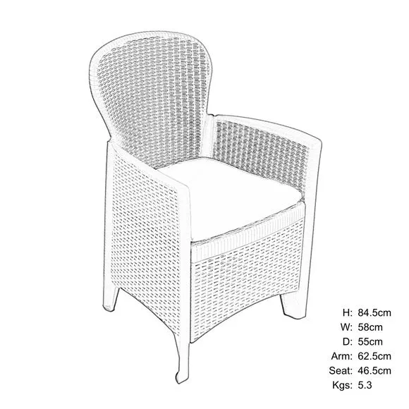 Trabella Sicily Set of 2 Chairs 4