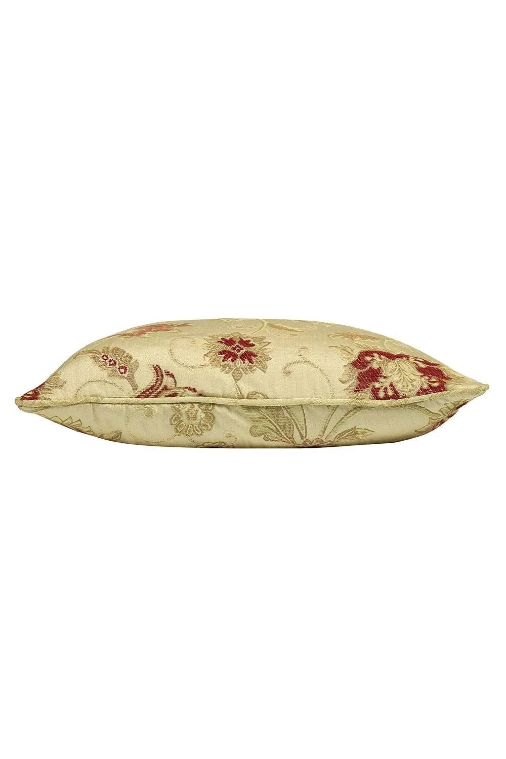 Paoletti Zurich Floral Jacquard Cushion in Natural 2