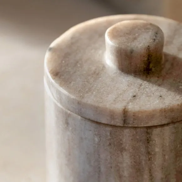 Cedar & Sage Tarragon Marble Storage Jar 2