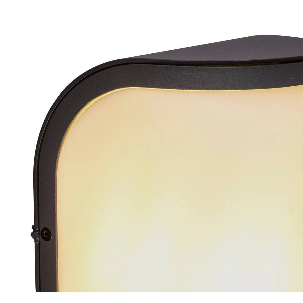 Netlighting Segga Outdoor Flush Wall Lamp Anthracite IP44 1x E27 in Grey 4