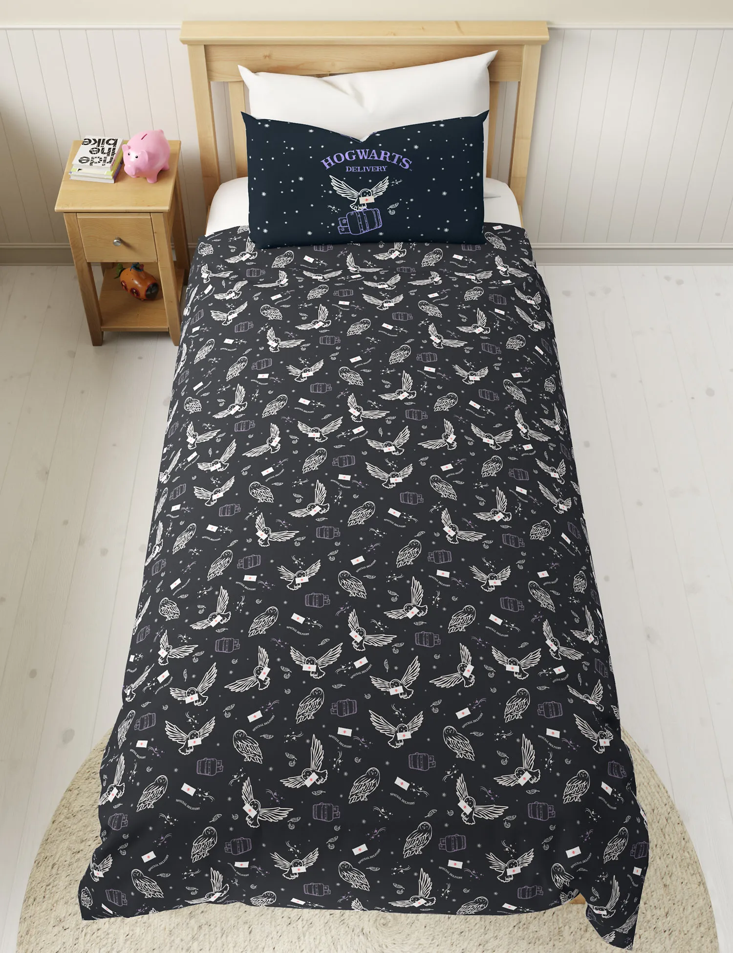 M&S Cotton Mix Hogwarts Delivery Bedding Set