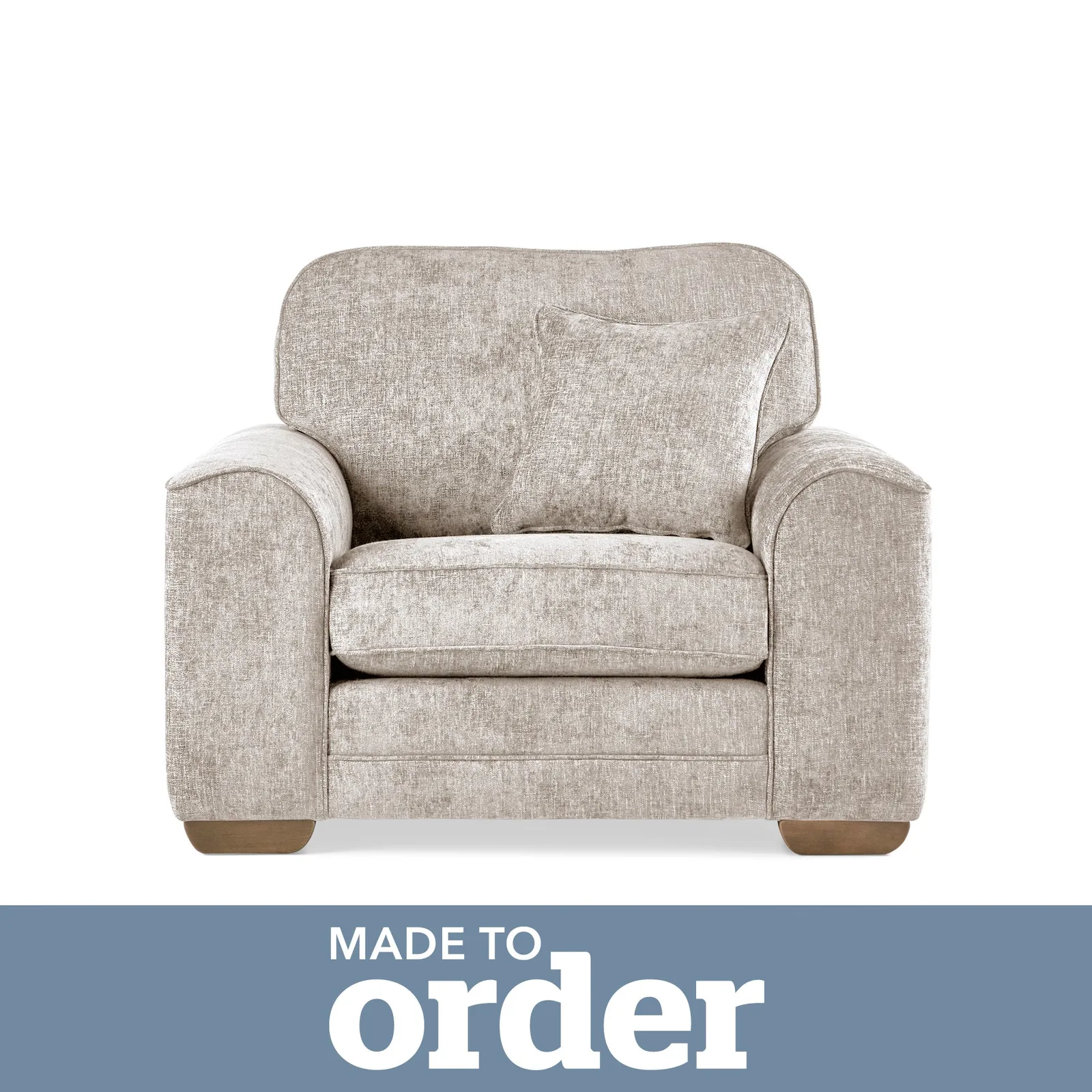 Morello Armchair Luxury Chenille Beige