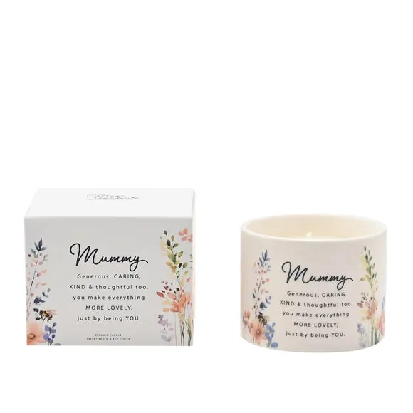 The Cottage Garden Ceramic Candle 100g Mummy, Multi 2