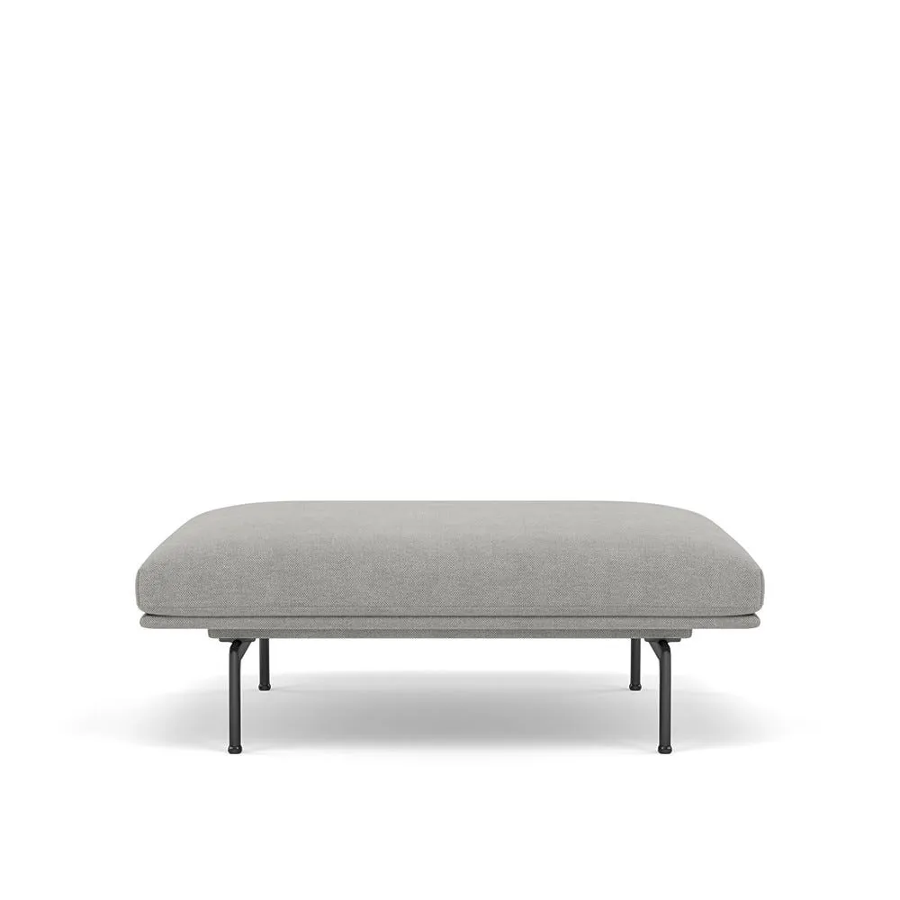 Muuto Outline Pouf Kvadrat Fiord Fabric Light Grey 151 1