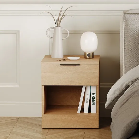 Return - Hayes 1 Drawer Bedside Table 2