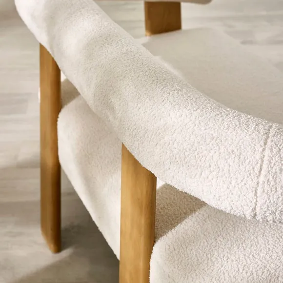 Freya Boucle 2 Seater Sofa 4