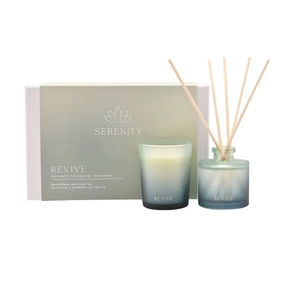 Serenity Revive Candle and Diffuser Gift Set 2