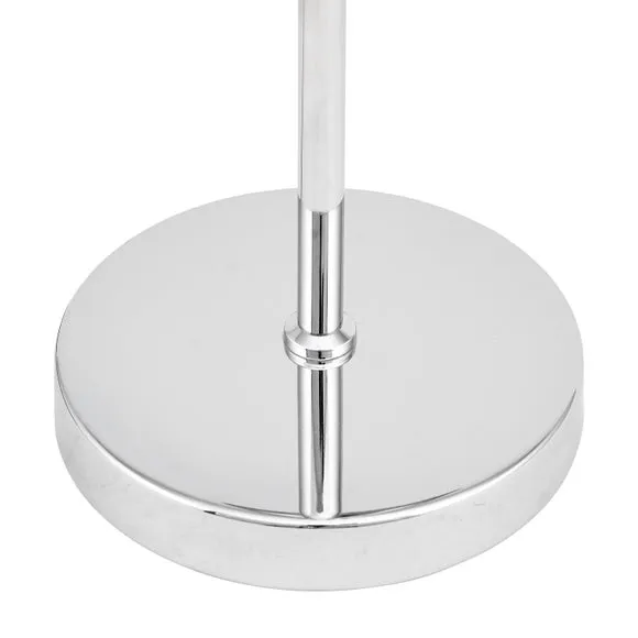 Monroe Waisted Glass and Metal Table Lamp 6