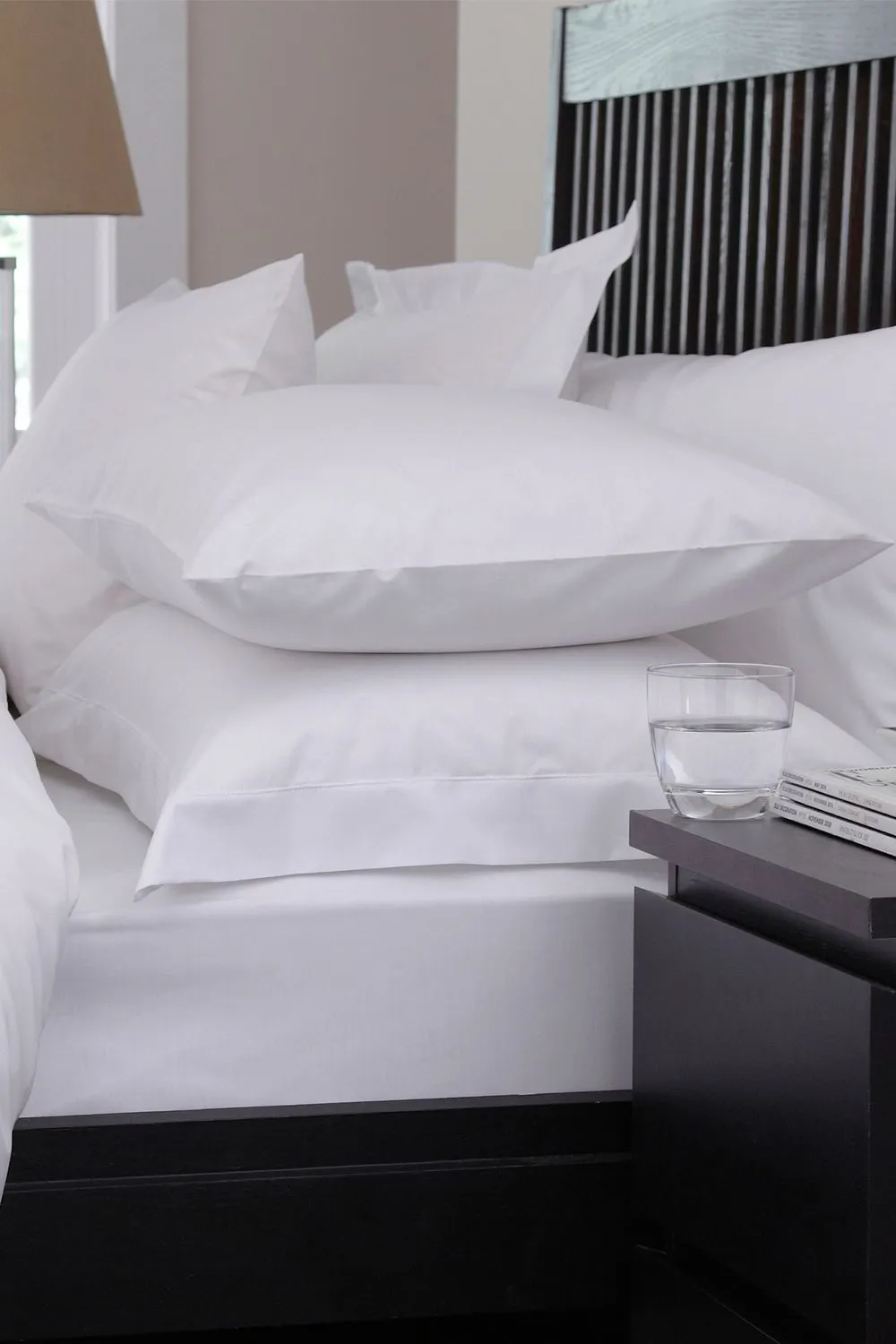 Martex Percale Oxford Pillowcase in White