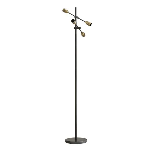 Marsden Industrial 4 Light Floor Lamp 6