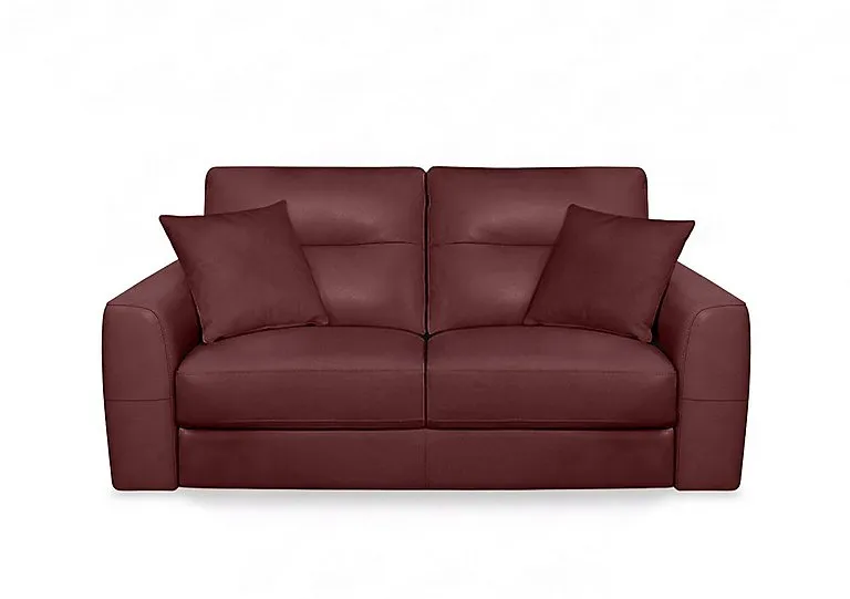 Nest NC Leather 3 Seater Sofa - NC Deep Red