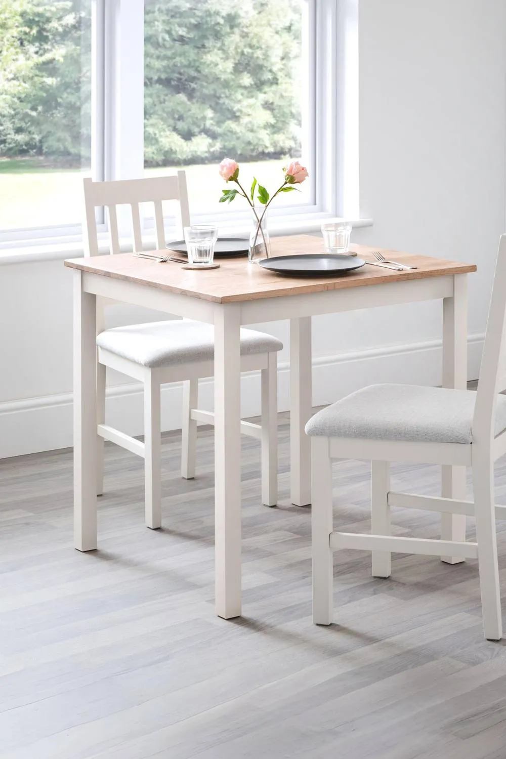 Julian Bowen Coxmoor Dining Chair (Set of 2) in Ivory