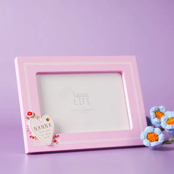 Love Life Nanna Heart Photo Frame