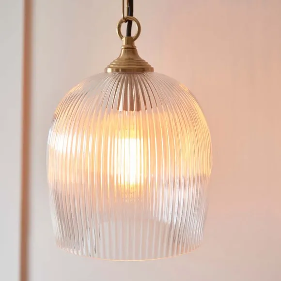 Vogue Leroy Ribbed Adjustable Pendant Light 2