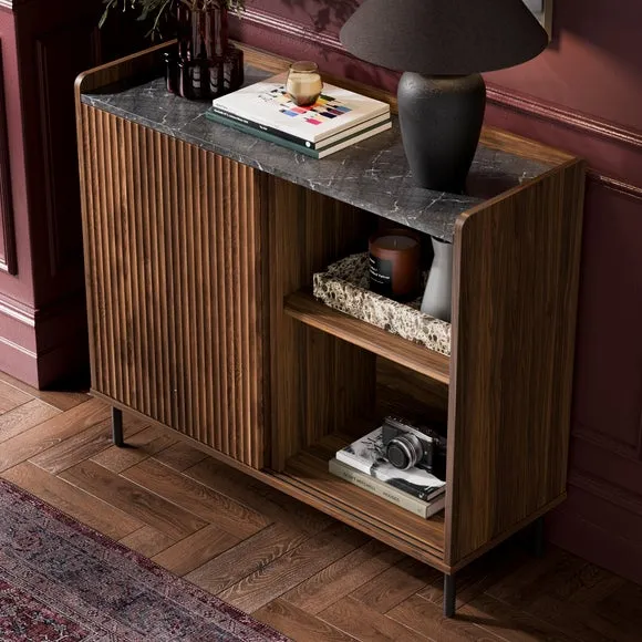 Georgi Marble Effect Small Sideboard 3