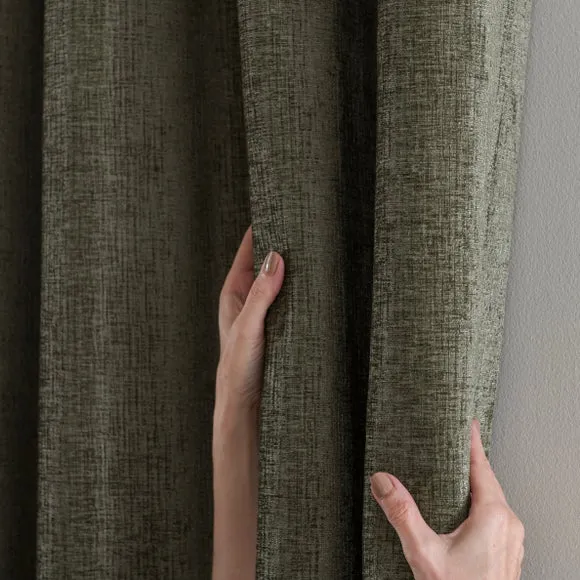 Chenille Eyelet Curtains (Blackout Available) 6