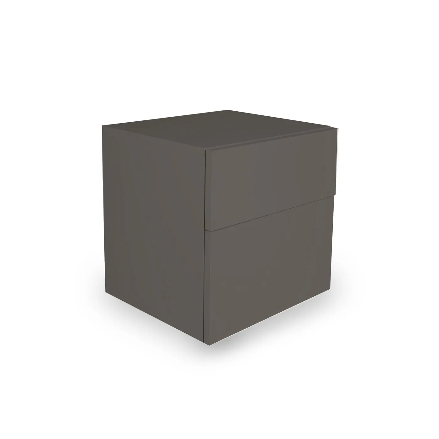 Heal's Space 2 Draw Bedside Unit Lead Gloss Lacquer