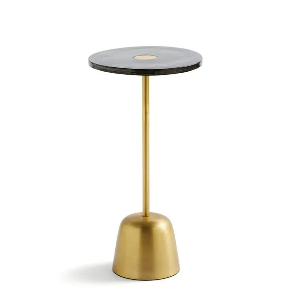 Alanza Metal Tall Side Table, Olive 4