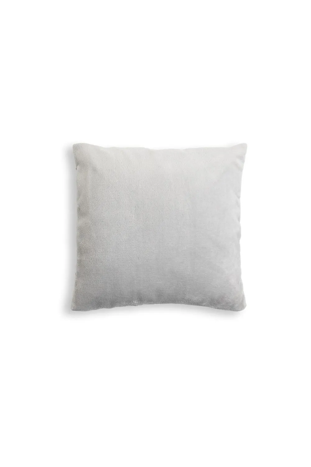 BHS Microfleece Cushion in Silver 2