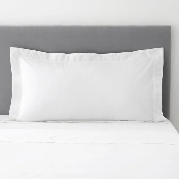 Dorma Crisp & Fresh 400 Thread Count Egyptian Cotton Percale Kingsize Oxford Pillowcase