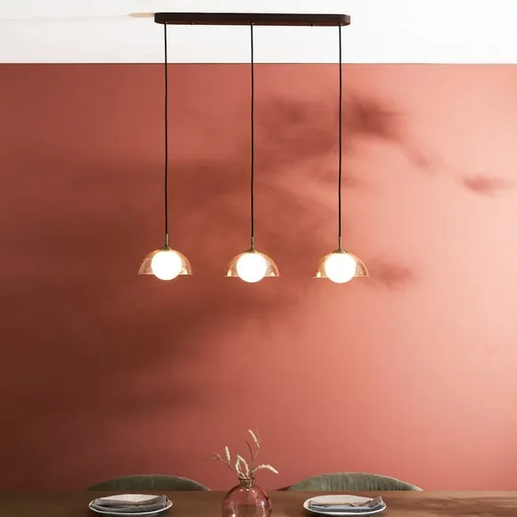 Brigitte 3 Light Adjustable Diner Ceiling Light