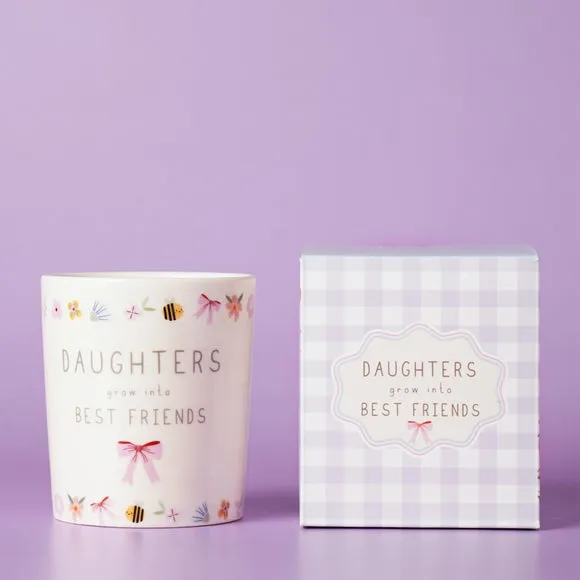 Love Life Daughters Lychee & Raspberry Ceramic Candle