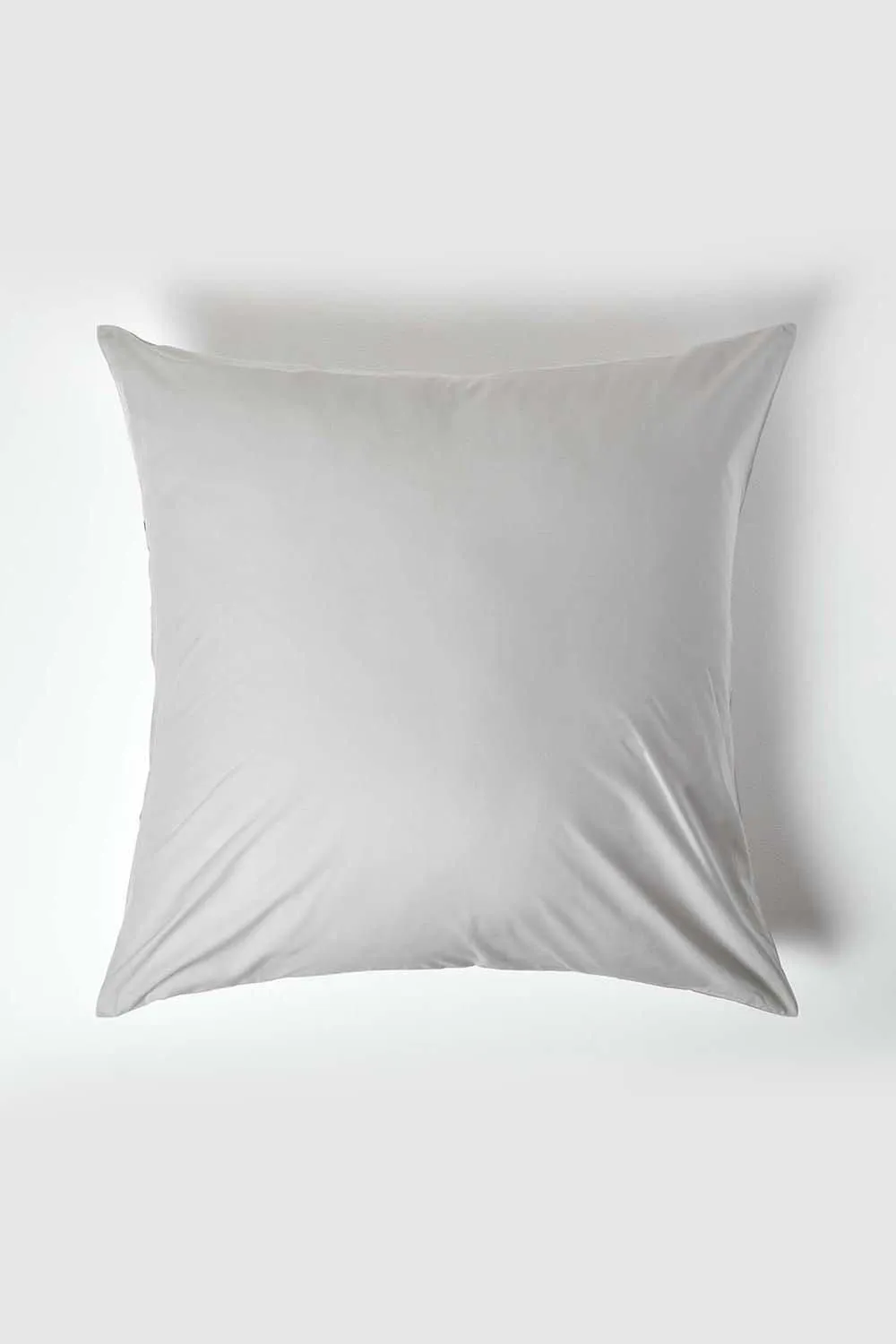 Homescapes Continental Egyptian Cotton Pillowcase 200 TC, 80 x 80 cm in Silver 1