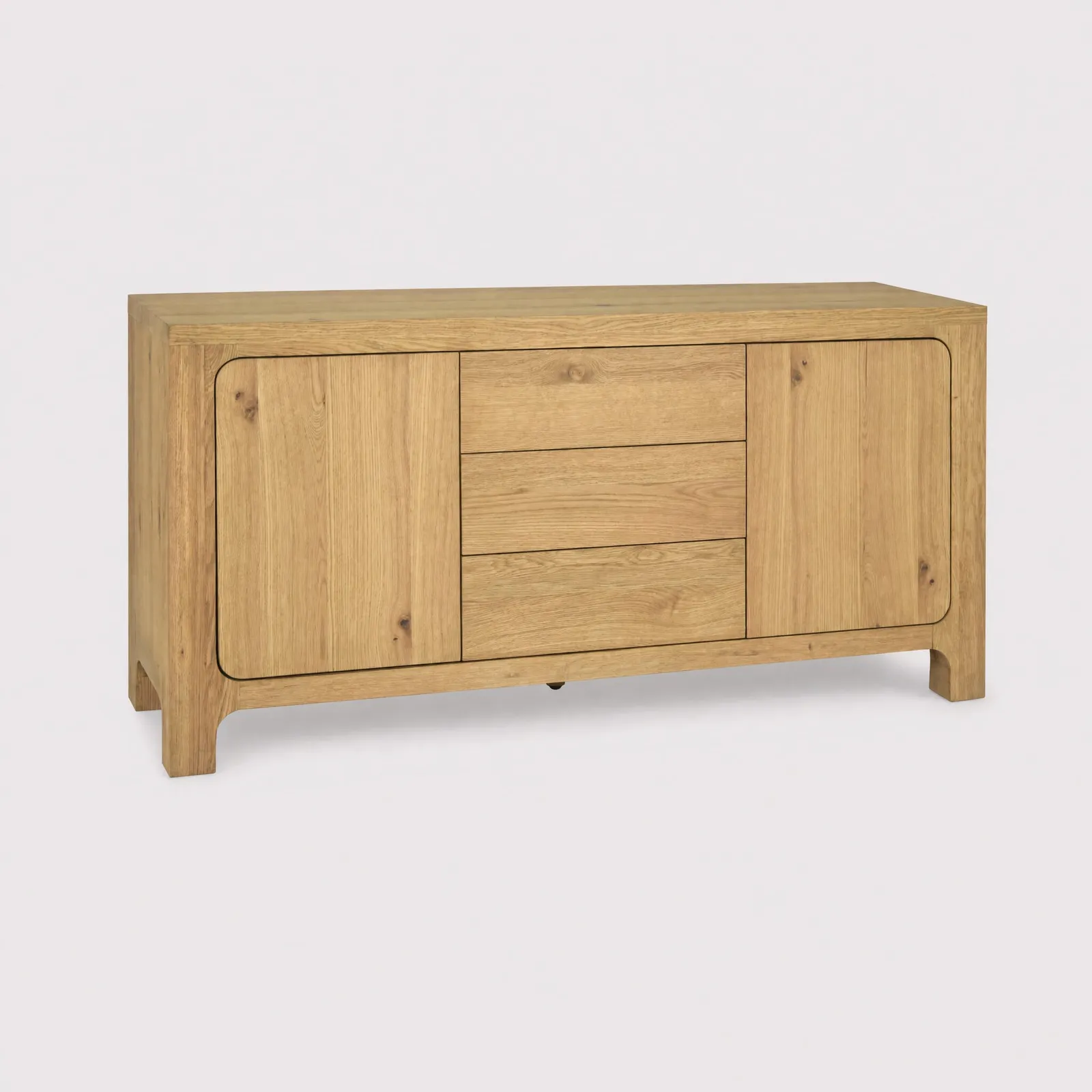 Wade Wide Sideboard, Neutral Wood | Barker & Stonehouse