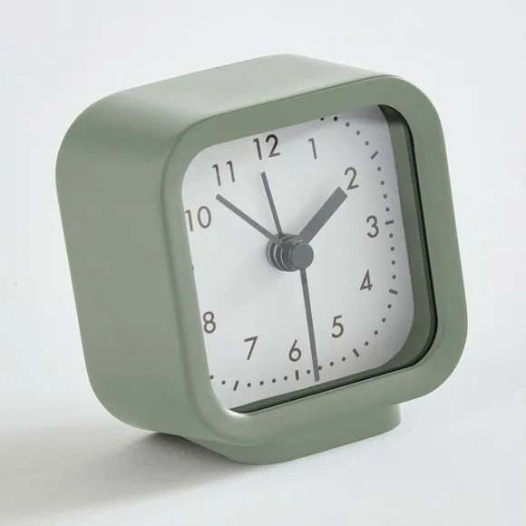 Square Analogue Alarm Clock 3