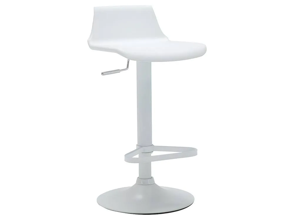 Vente-unique Set Of 2 Poypropylene Bar Stools - White - CALAS 6