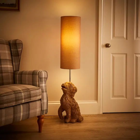 Reggie the Cockapoo Adjustable Floor Lamp 2