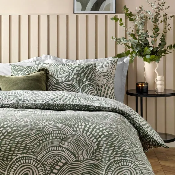 Hoem Nola Reversible Duvet Cover and Pillowcase Set 2