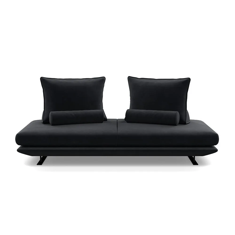 Ligne Roset Prado Medium Settee Alcantara Anthracite 1