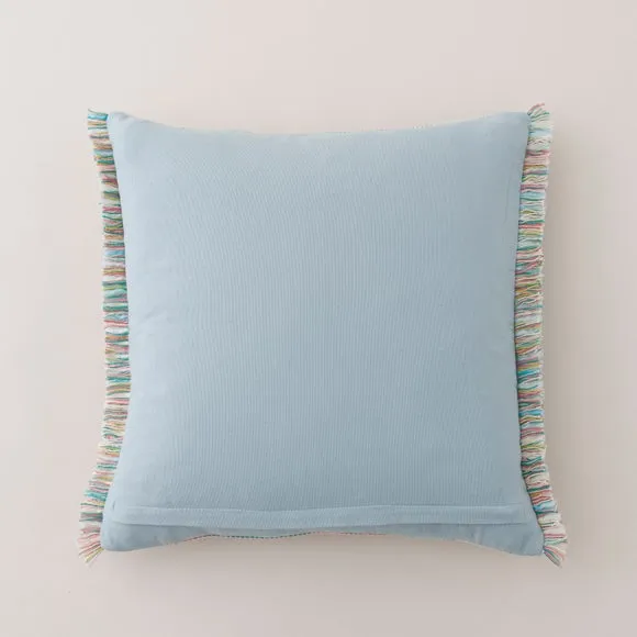 Ava Fringe Cotton Square Cushion 5