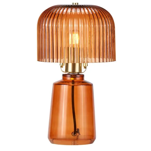 Pacific Lifestyle Zandra Retro Ribbed Table Lamp 6