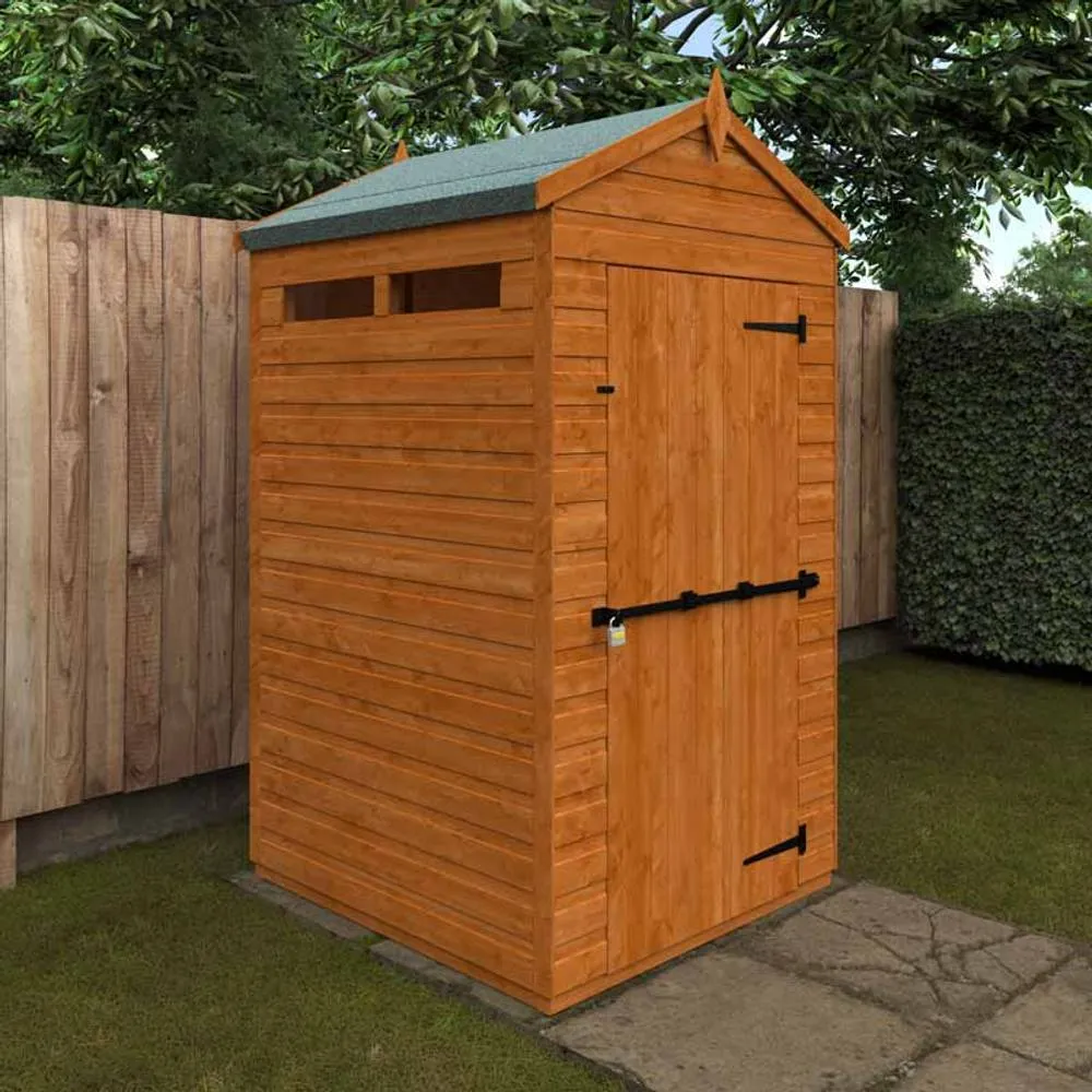 Buttercup Farm 4 x 4 Feet Flex Apex Security 12mm Flex - L123.8 x W115 x H219.2 cm in Burnt Orange 2