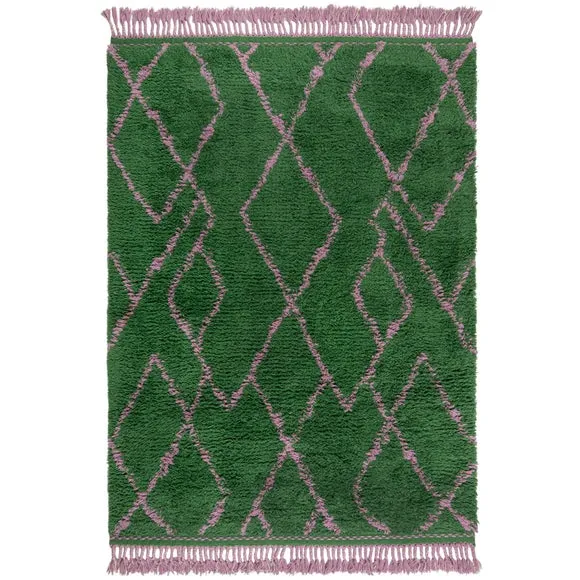 Sophie Robinson Geometric Berber Supersoft Shaggy Rug 6