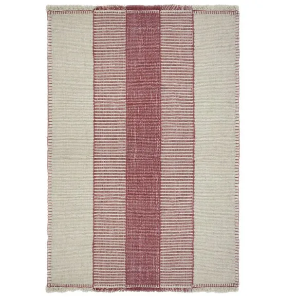Clove Striped Wool Rug 5