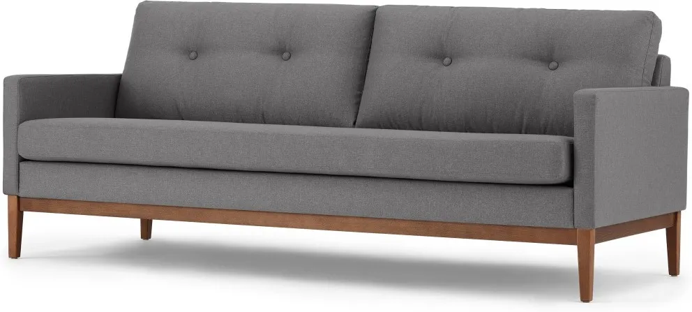 Edison 3 Seater Sofa, Textured Coin Grey
