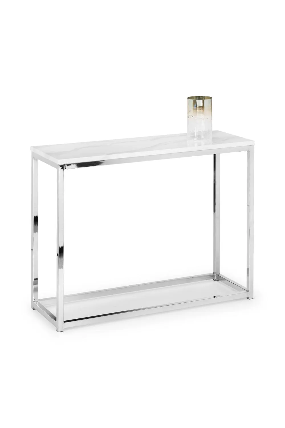 Julian Bowen Scala Console Table in Silver 2