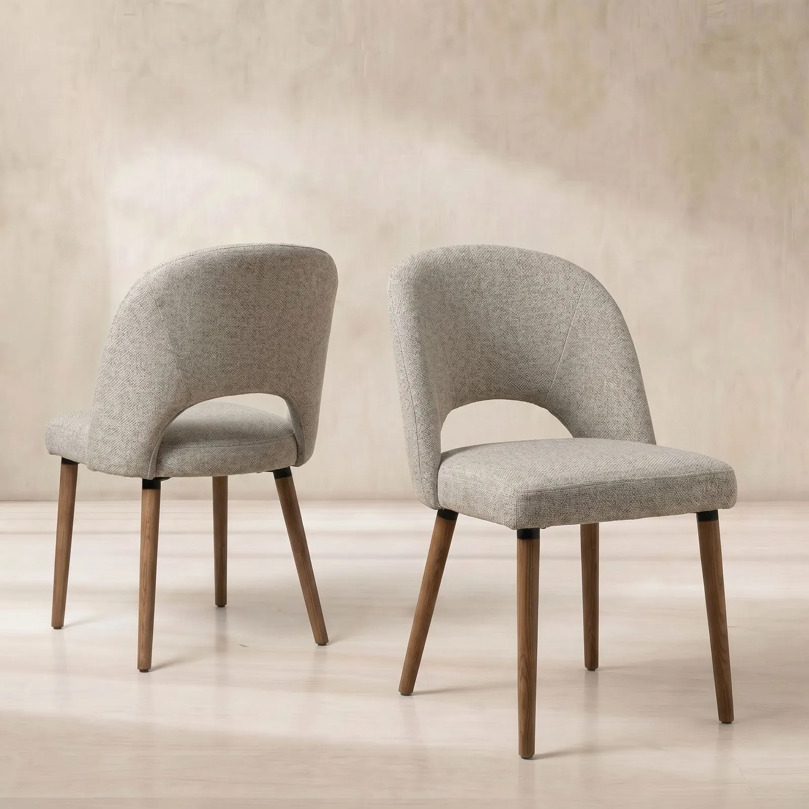 Eloise Dining Chair, Neutral Fabric | Barker & Stonehouse