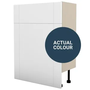 Duarti By Calypso Highwood 600mm Floor Reaching Full Depth Toilet Unit - Twilight Blue