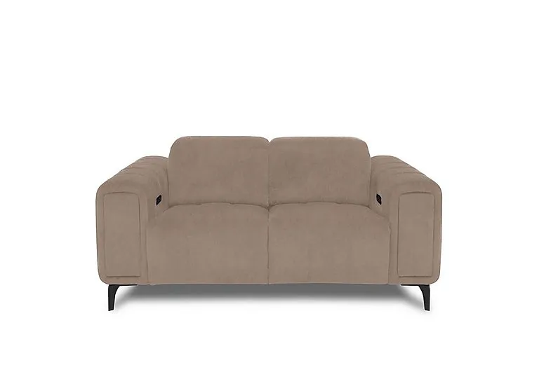 Elphaba Fabric 2 Seater Power Recliner Sofa with Storage Arms - Manhattan Nutmeg - Sofas and Armchairs - In Time for Christmas