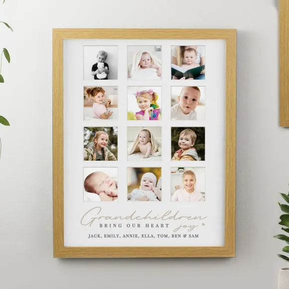 Personalised Grandchildren Multi Photo Frame 1