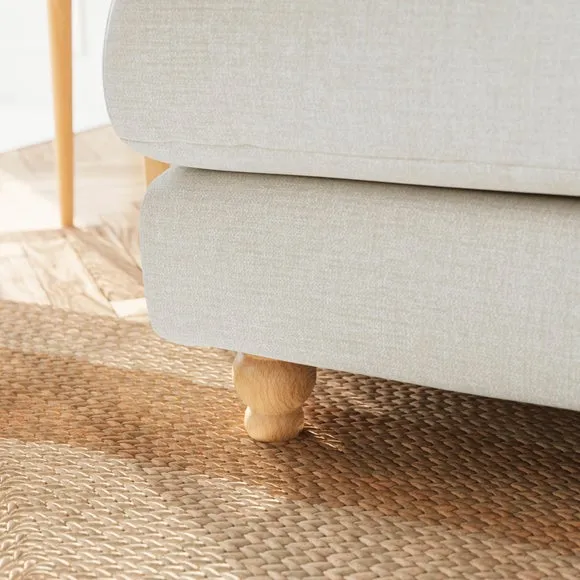 Martha Corner Chaise Chenille Soft Texture Sofa 5
