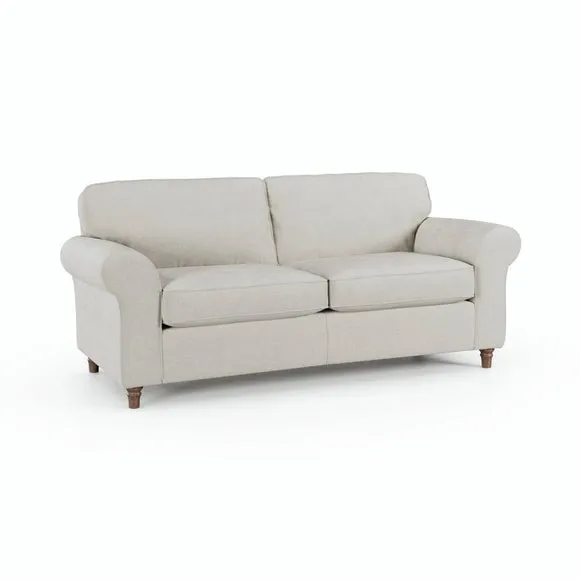 Flori Chenille Soft Texture 3 Seater Sofa 6